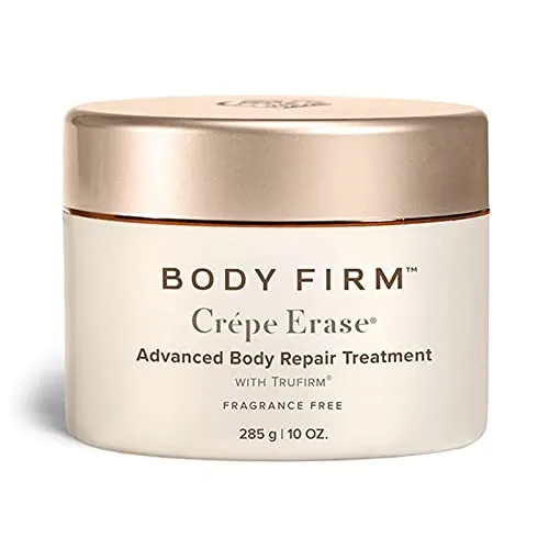 Cr&eacute;pe Erase Advanced Body Repair Treatment | Anti Aging Wrinkle Cream for Face and Body, Support Skins Natural Elastin & Collagen Production - 10oz (Fragrance Free)