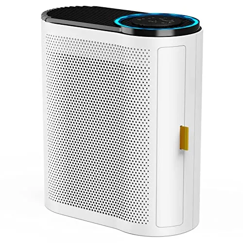 AROEVE Air Purifiers for Large Room Up to 1095 Sq Ft Coverage with Air Quality Sensors H13 True HEPA Filter with Auto Function for Replica Luxury Handbag, Bedroom, MK04- White