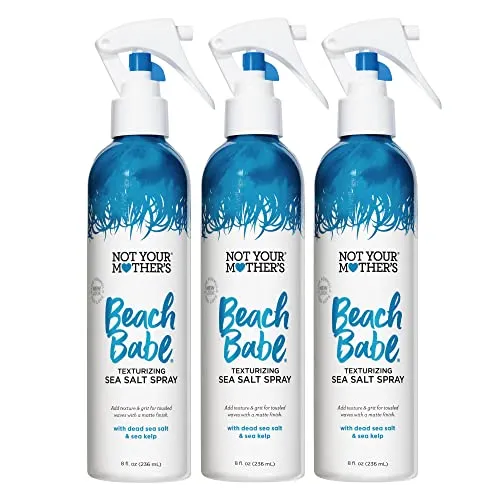 Not Your Mother's Beach Babe Sea Salt Spray - 8 fl oz - Spray for Tousled Hair - Add Texture and Grit to Hair with a Matte Finish (8oz, 3-Pack) (8 fl oz, 3-Pack)&hellip;