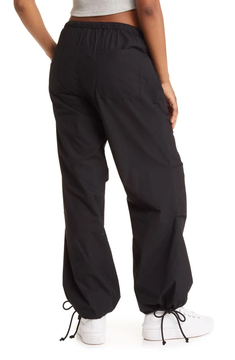 poplin parachute pants