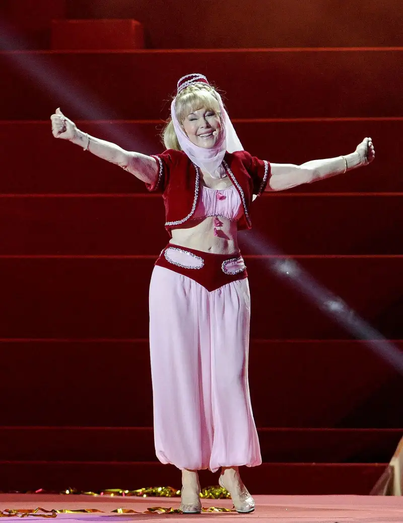 Barbara Eden, 78, Wears I Dream of Jeannie Costume at Life Ball With Bill Clinton: Picture