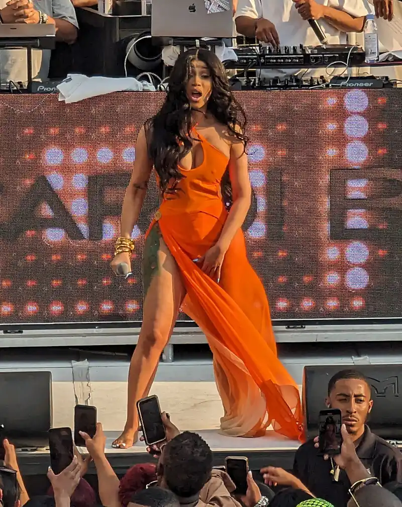Yes, Cardi B Threw an Actual Microphone at a Concertgoer for Tossing a Drink on Her