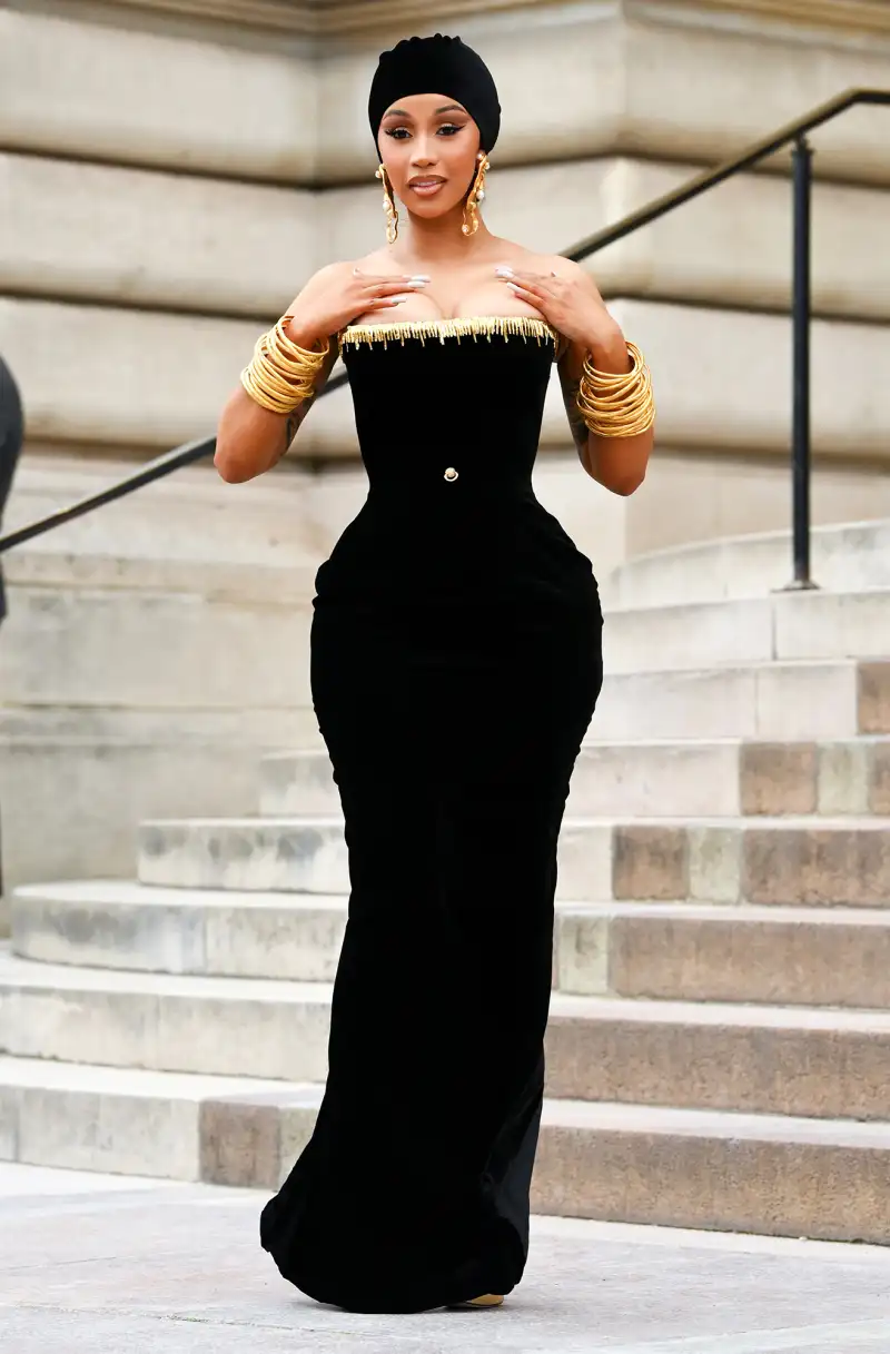 Cardi B at Haute Couture Fashion Week