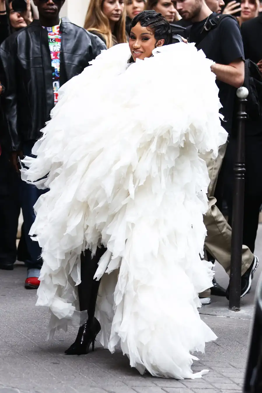 Cardi B at Haute Couture Fashion Week