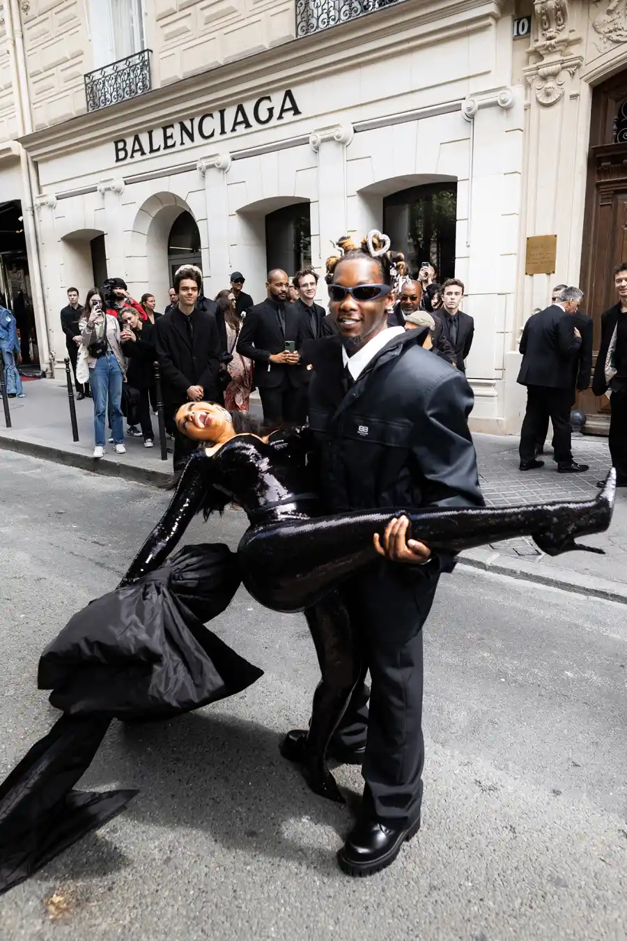 Cardi B at Haute Couture Fashion Week