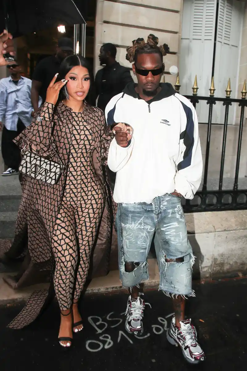 Cardi B at Haute Couture Fashion Week