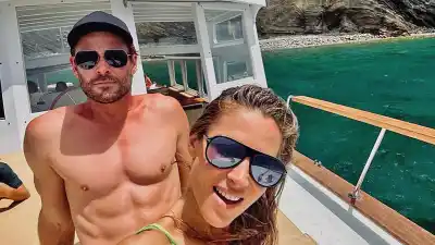 Chris Hemsworth and Elsa Pataky Show Abs While on Family Vacation