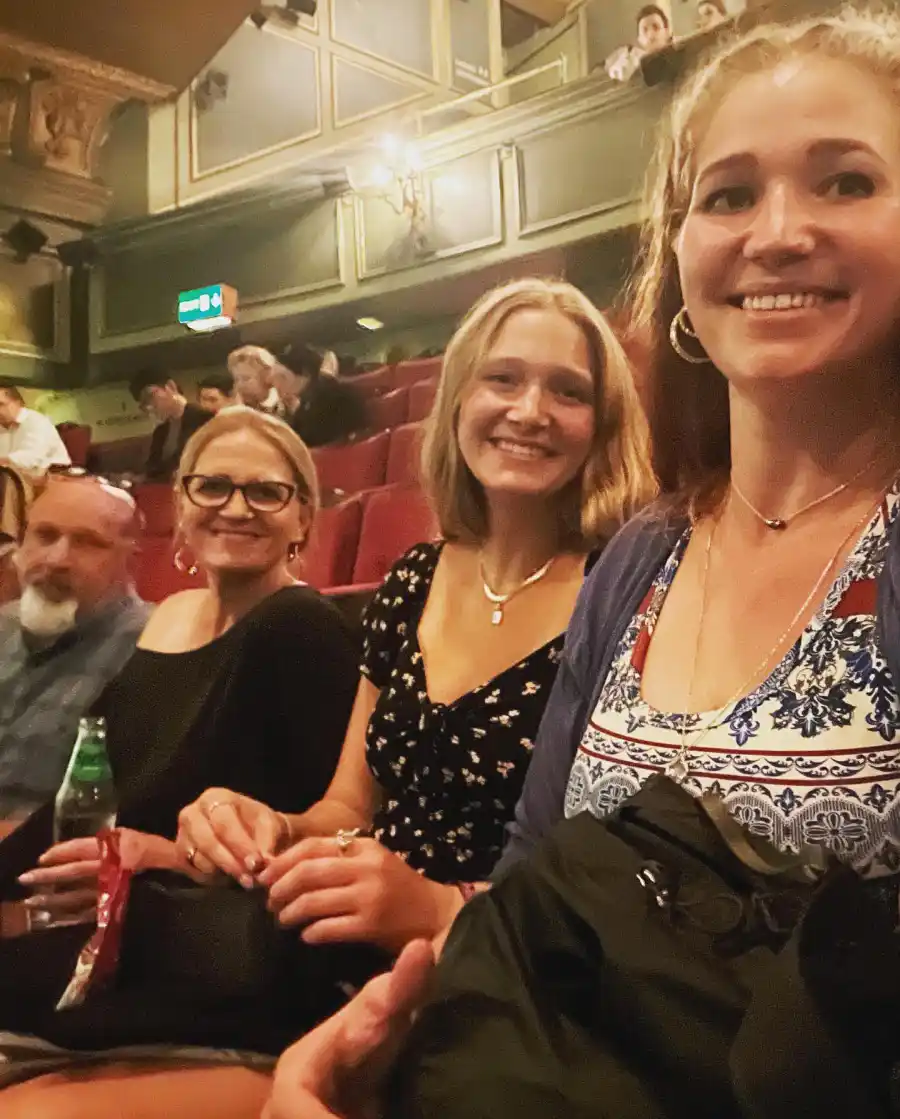 Christine Brown Travels to London With Fiancee David Woolley, Daughters