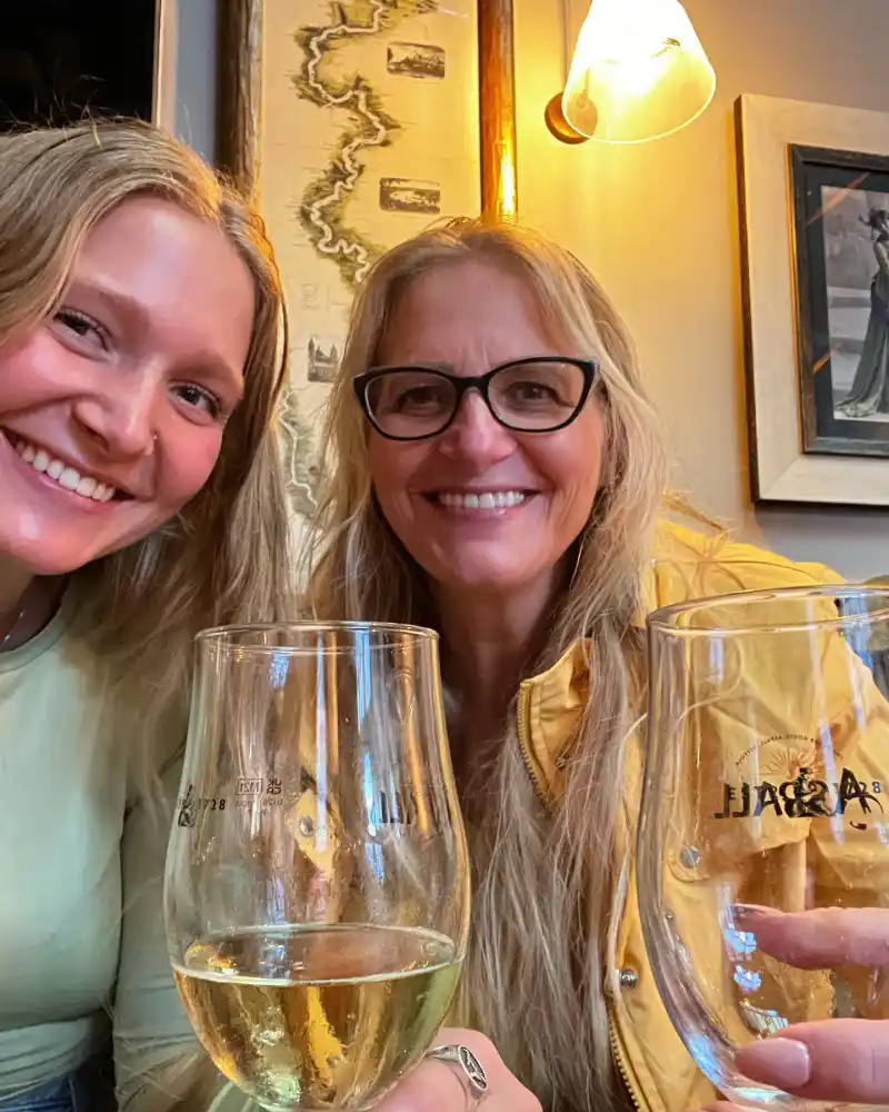 Christine Brown Travels to London With Fiancee David Woolley, Daughters