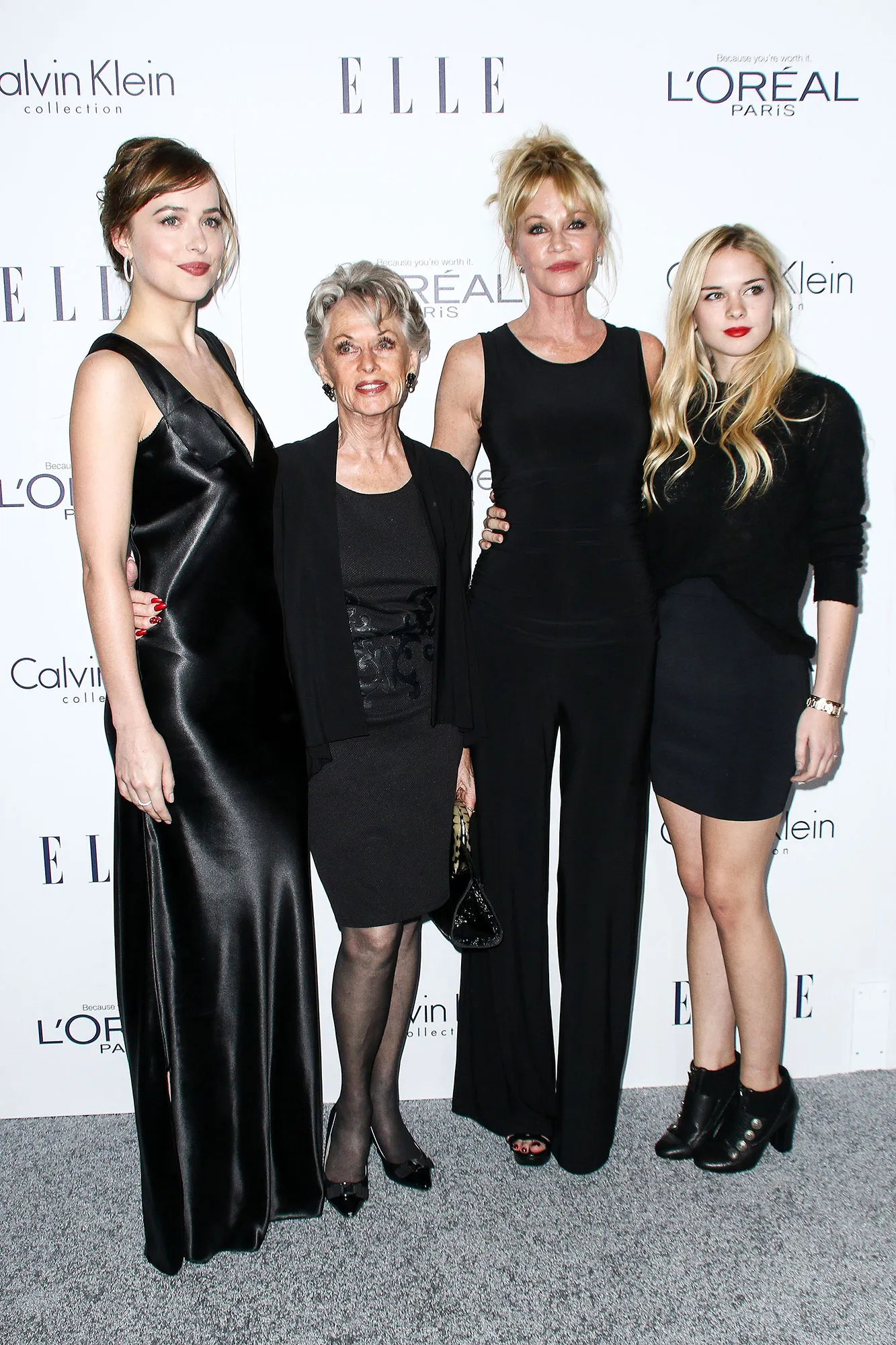 Dakota Johnson Joins Melanie Griffith, Tippi Hedren, and Stella Banderas for Three Generations of Gorgeousness
