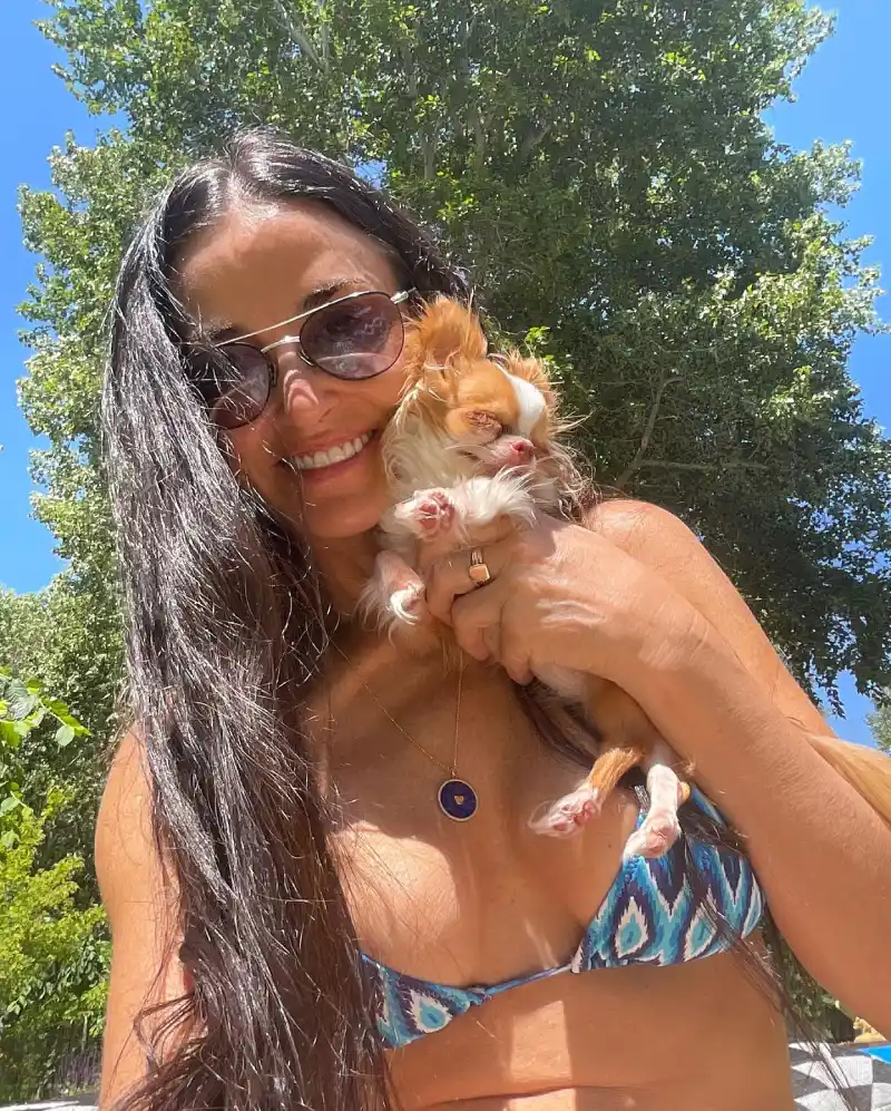 Demi Moore in a Bikini on the 4th