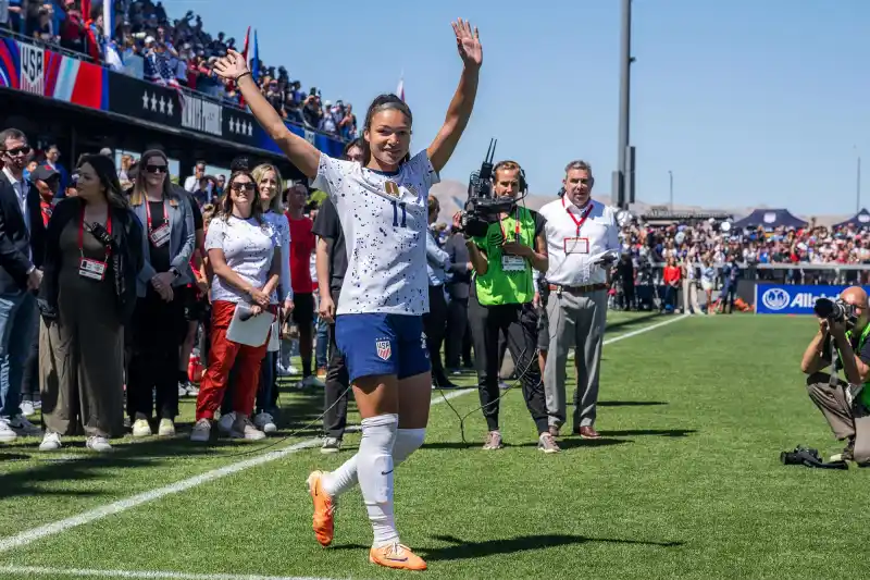 Dennis Rodman s Daughter Trinity Is on the USWNT World Cup Team Meet the 2023 Rookies 412 Sophia Smith
