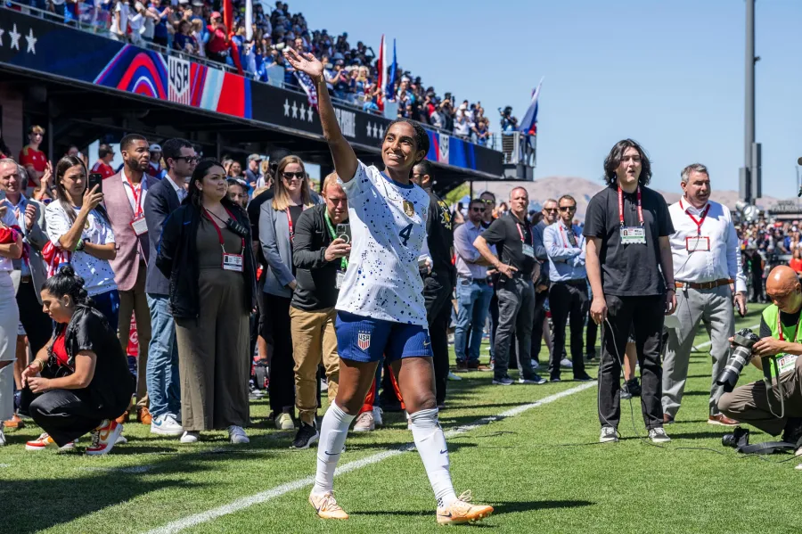 Dennis Rodman s Daughter Trinity Is on the USWNT World Cup Team Meet the 2023 Rookies 414 Naomi Girma