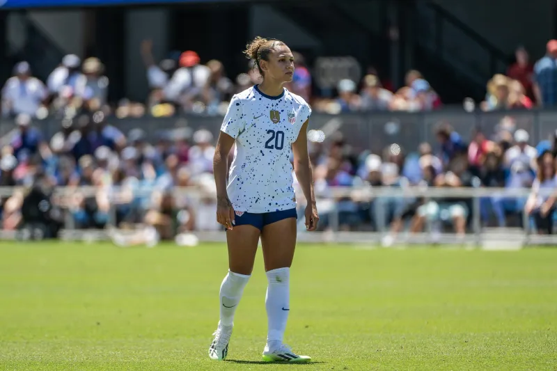 Dennis Rodman s Daughter Trinity Is on the USWNT World Cup Team Meet the 2023 Rookies 415 Trinity Rodman