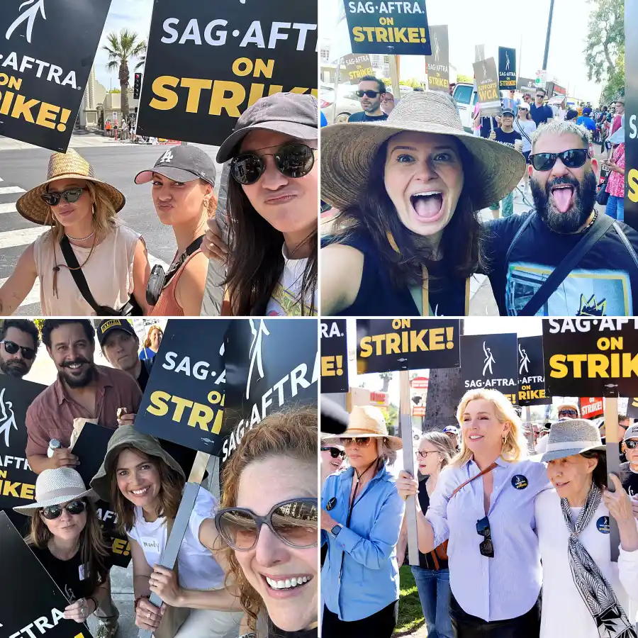 Every Cast Reunion at the SAG-AFTRA Strike Picket Line