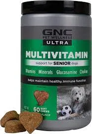 GNC Pets Ultra Multivitamin Soft Chews, Senior Dogs