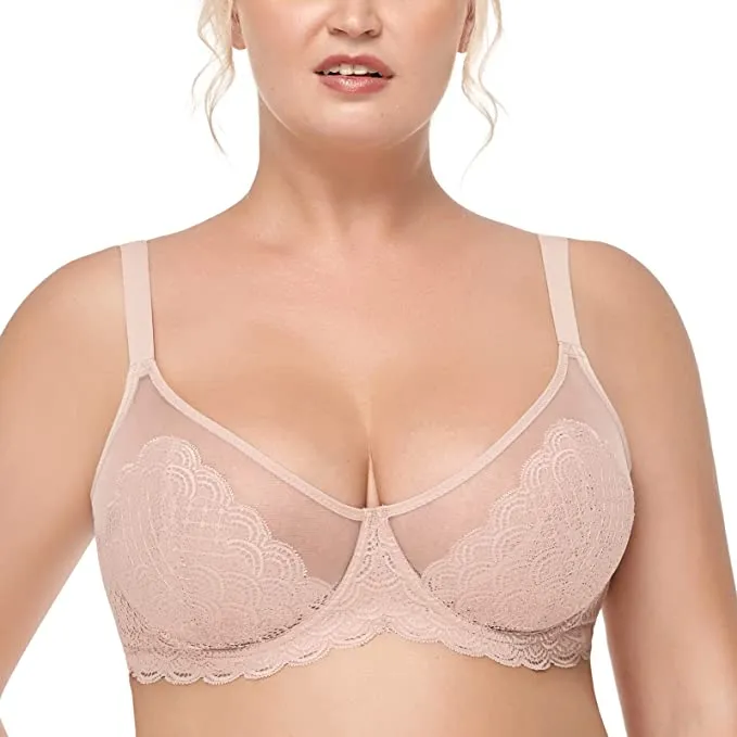 HSIA Women's Underwire Unlined Bra