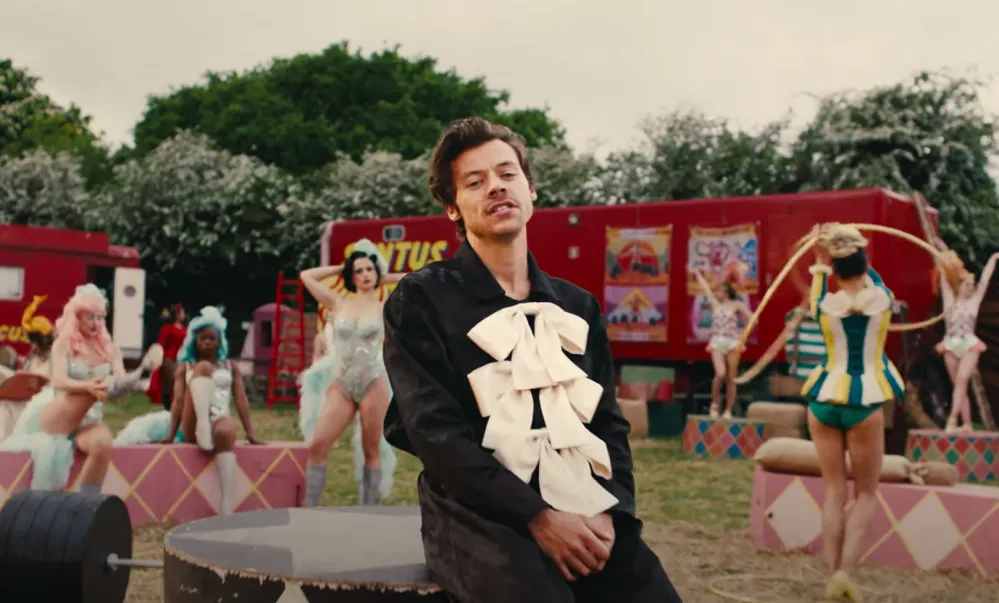 Harry Styles Blasts Out of a Canon, Walks the Tightrope in New Circus-Themed &lsquo;Daylight&rsquo; Music Video