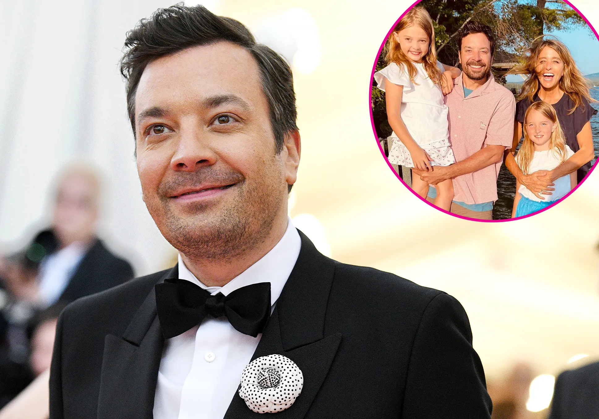 Jimmy Fallon Shares Rare Photo of Wife Nancy Juvonen and Their 2 Daughters: 'Happy 2nd of July'