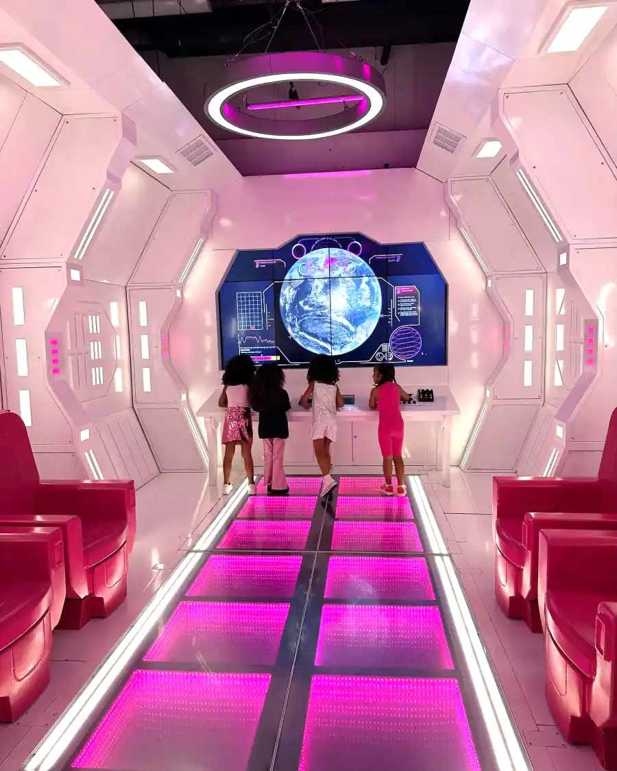 Kim Kardashian and Khloe Kardashian Take Their Daughters to 'Barbie' Dreamhouse Activation: Photos