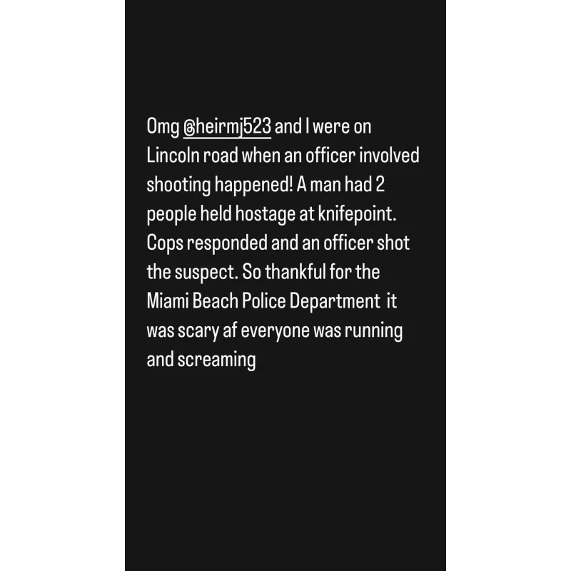 Larsa Pippen and Marcus Jordan Witnessed Scary AF Miami Shooting