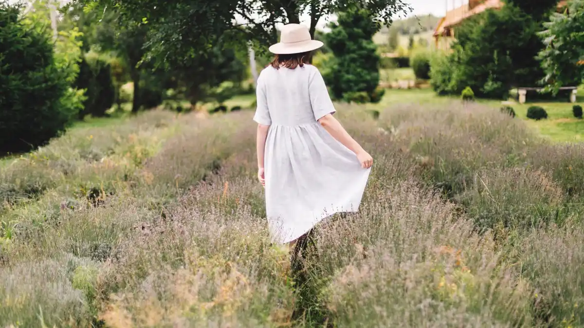Linen-Dress-Stock-Photo