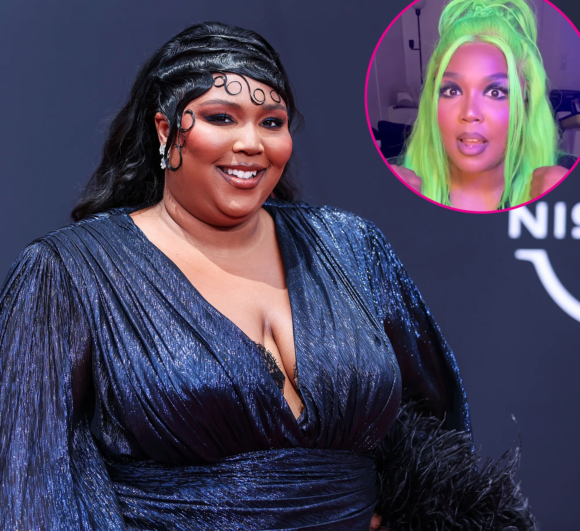 Lizzo Debuts Neon Green Hair and Reveals It Can Glow-In-The-Dark: Photo