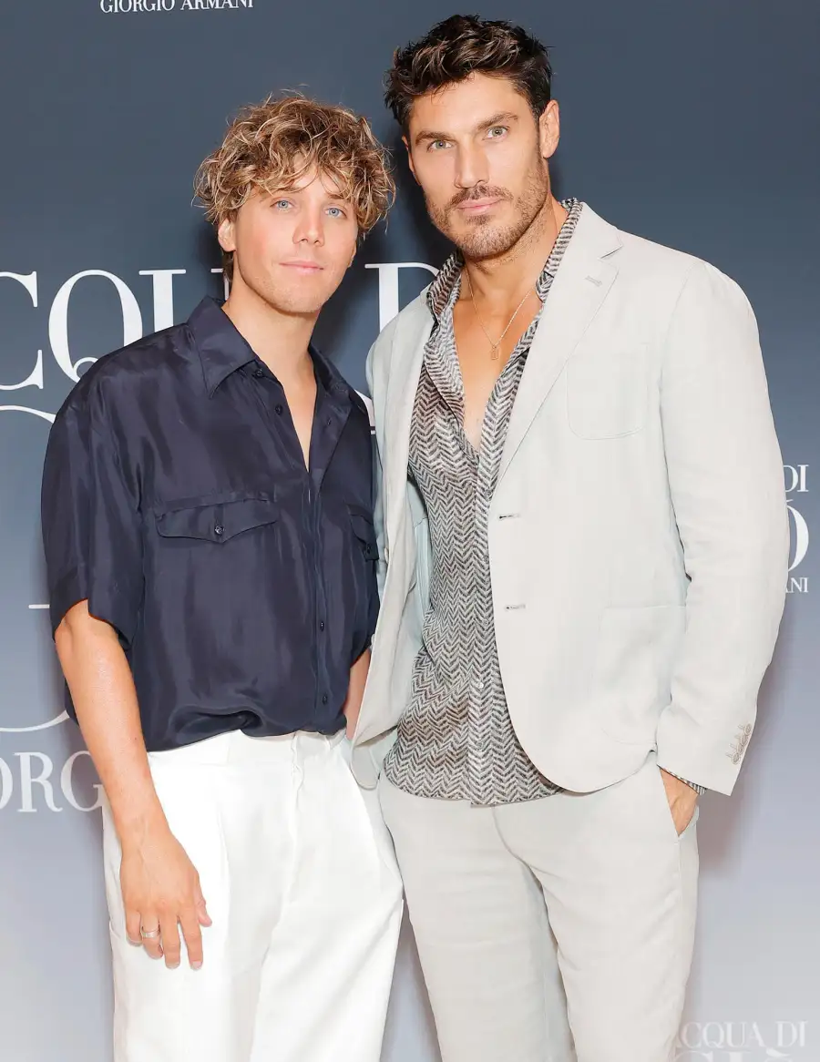 Lukas Gage and Chris Appleton Armani Beauty Celebrates ACQUA DI GIO and Gen A