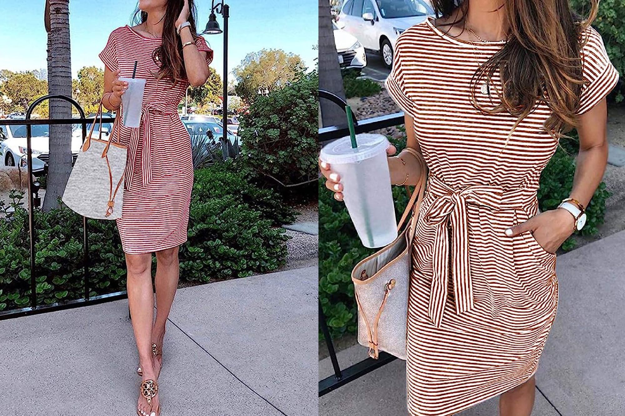 MEROKEETY Women's Short Sleeve T-Shirt Dress