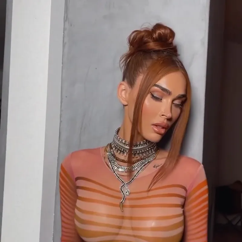 Megan Fox Wears Striped Dress that Kim K Lizzo and More Stars Have Rocked