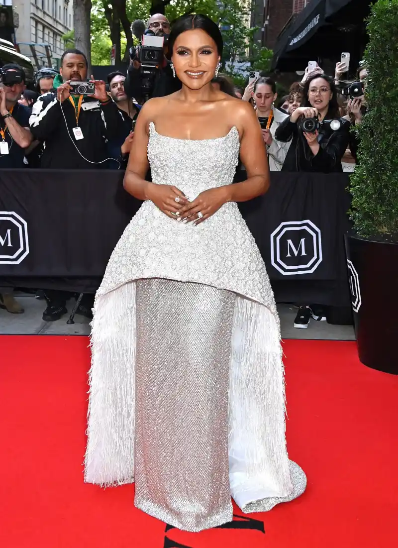 Mindy Kaling on Celebrating Darker Skin 407 Met Gala Departures at The Mark Hotel, New York, USA - 01 May 2023