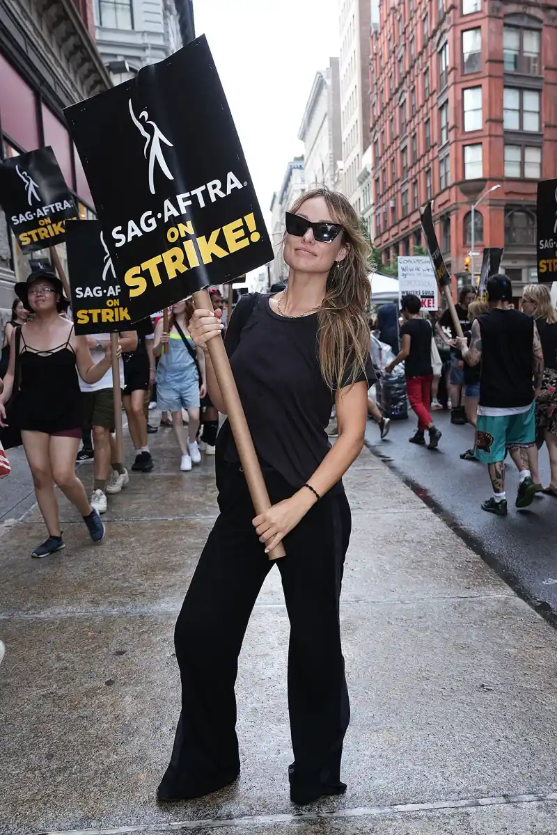 Olivia Wilde Celebrities Who Joined the SAG-AFTRA Strike Picket Lines