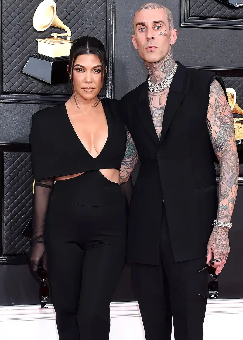 Pregnant Kourtney Kardashian Baby Bump Album Before Welcoming 4th Child, 1st With Travis Barker: Photos