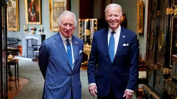 President Joe Biden and King Charles III Meet at Buckingham Palace