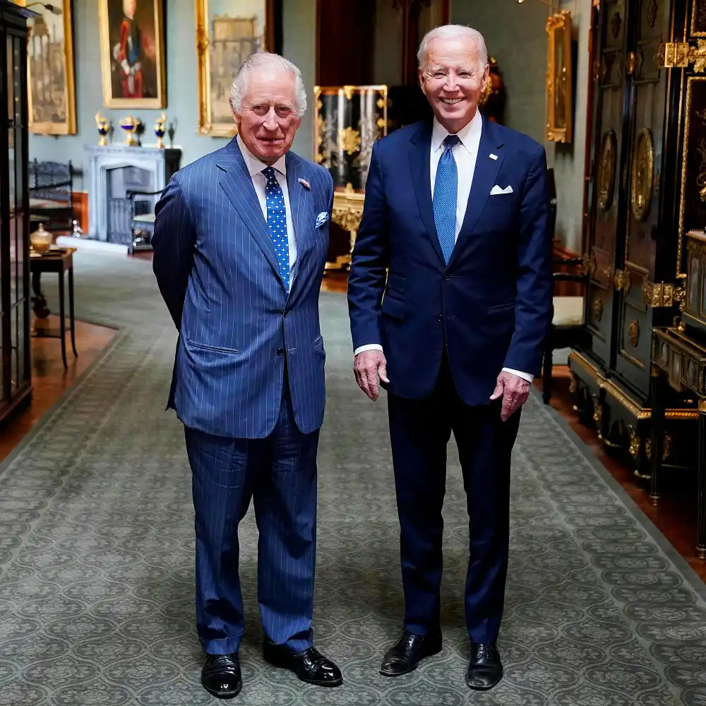 President Joe Biden and King Charles III Meet at Buckingham Palace