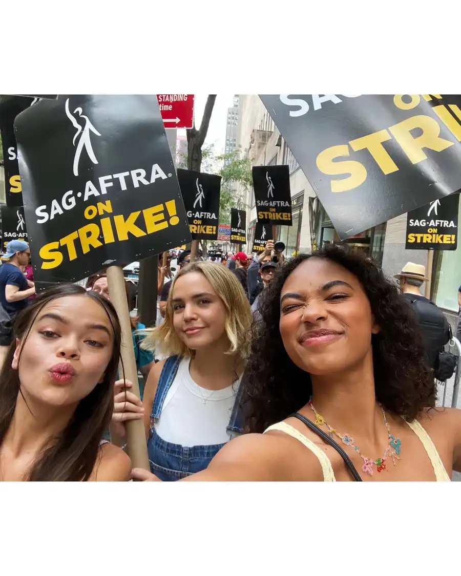 Pretty Little Liars Original Sin Chandler Kinney Instagram Every Cast Reunion at the SAG-AFTRA Strike Picket Line