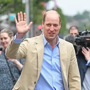 Prince William Jokes About Hair Loss