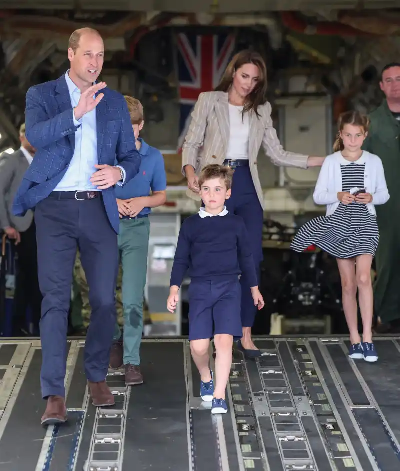 Prince William and Kate Middleton Bring All 3 Kids to Royal Air Show