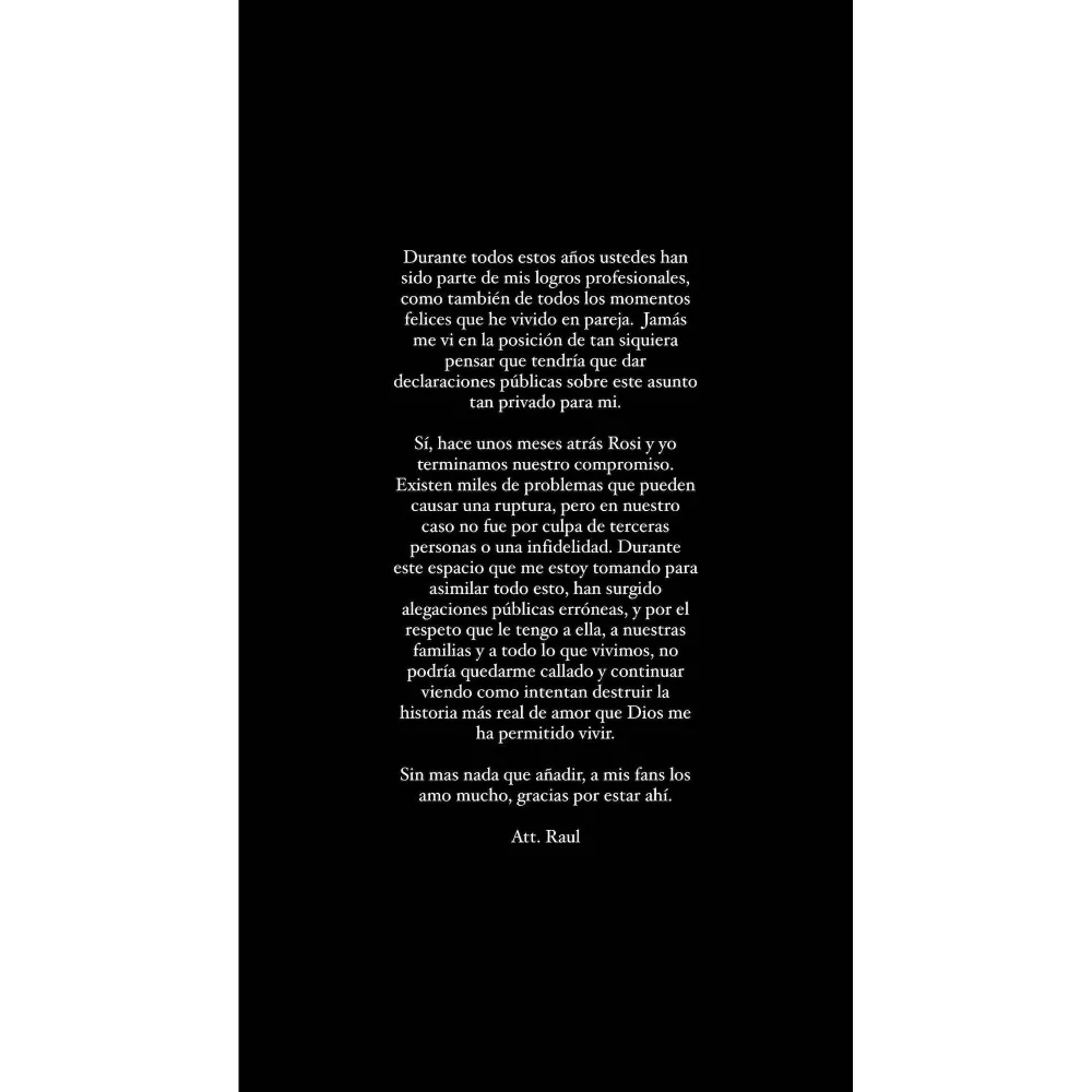 Rauw Alejandro Confirms He and Rosalia Split