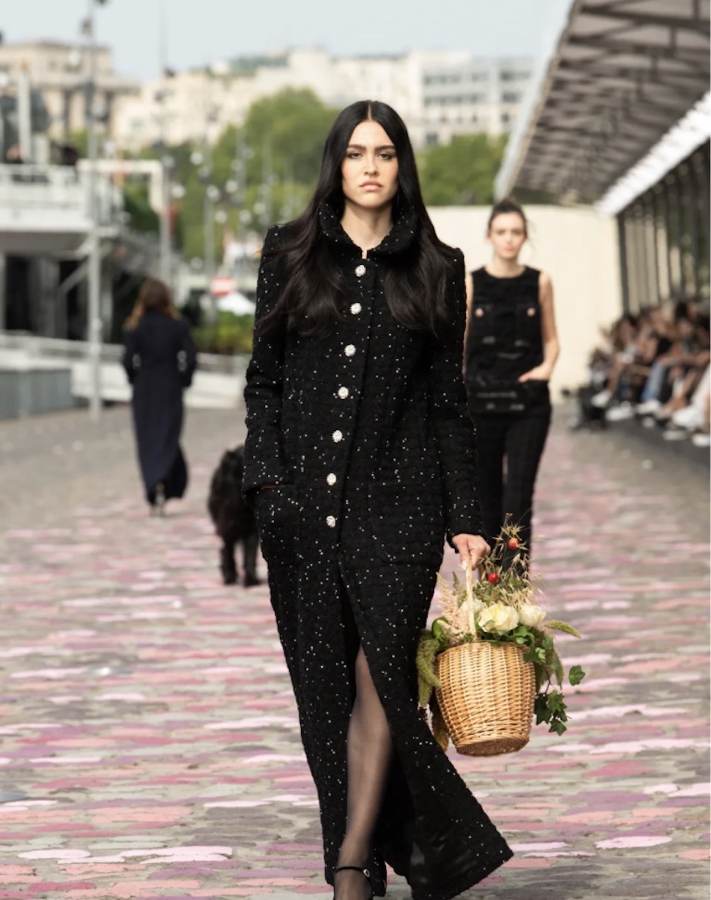 chanel basket bag,chanel wicker bag,Chanel Haute Couture Fall/Winter 2023/24 Basket Bags