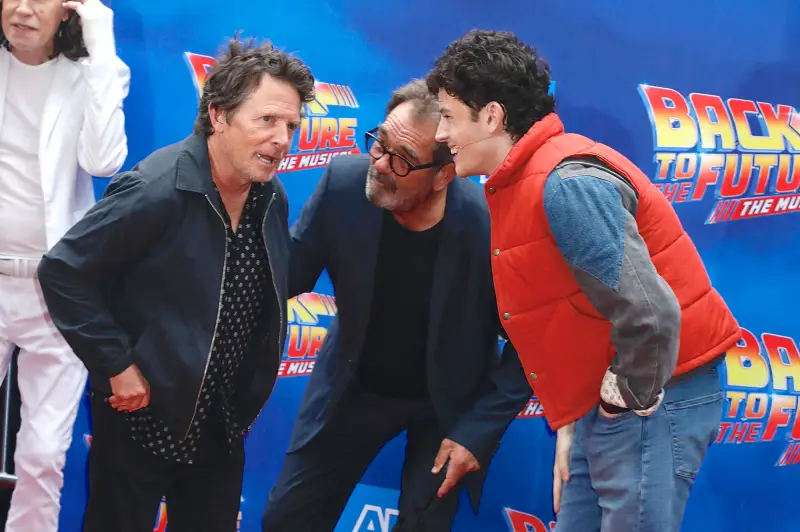 See Michael J. Fox and the 'Back to the Future' Cast's Reunion at Broadway Musical's Premiere
