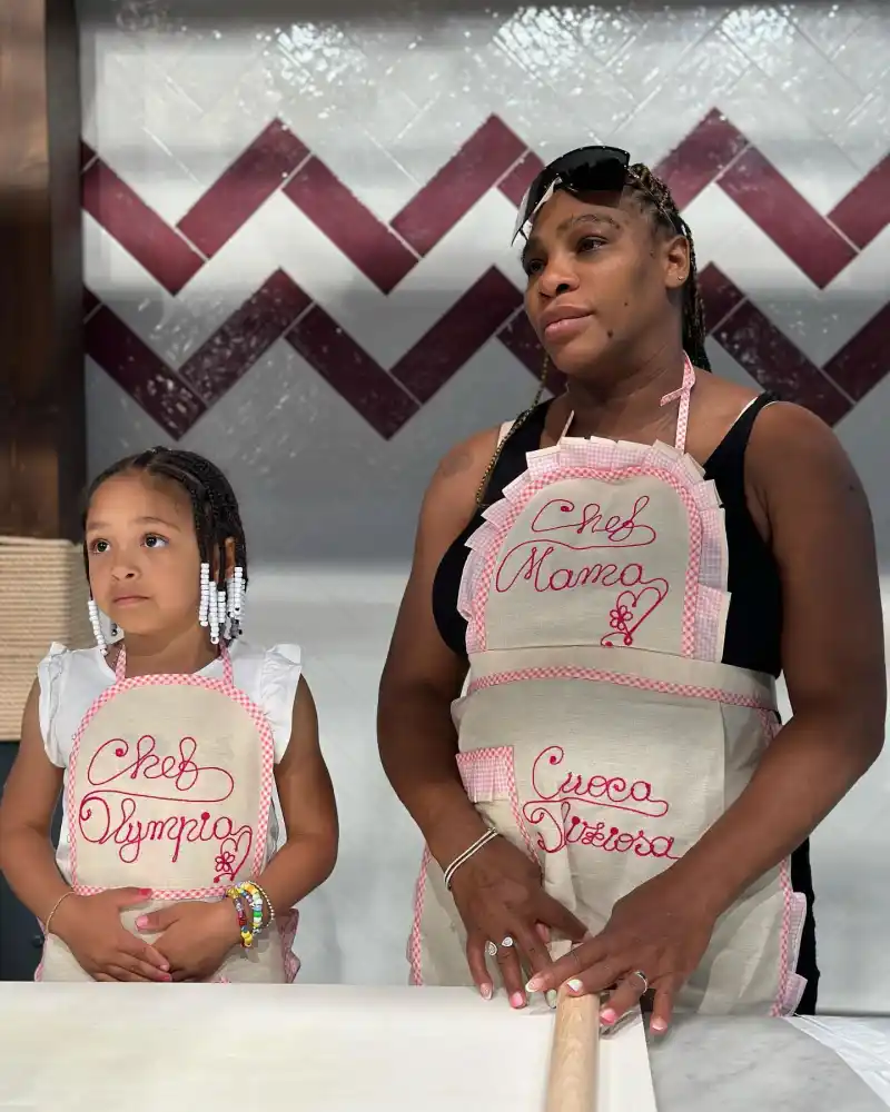 Serena Williams They Take Cooking Classes Just Like Us