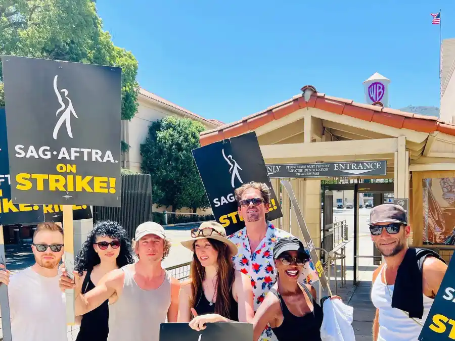 Shameless Zach McGowan Instagram Every Cast Reunion at the SAG-AFTRA Strike Picket Line