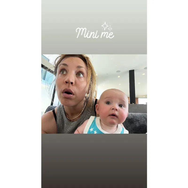 Twinning With Mom Kaley Cuoco and Tom Pelphrey Daughter Matilda Baby Album