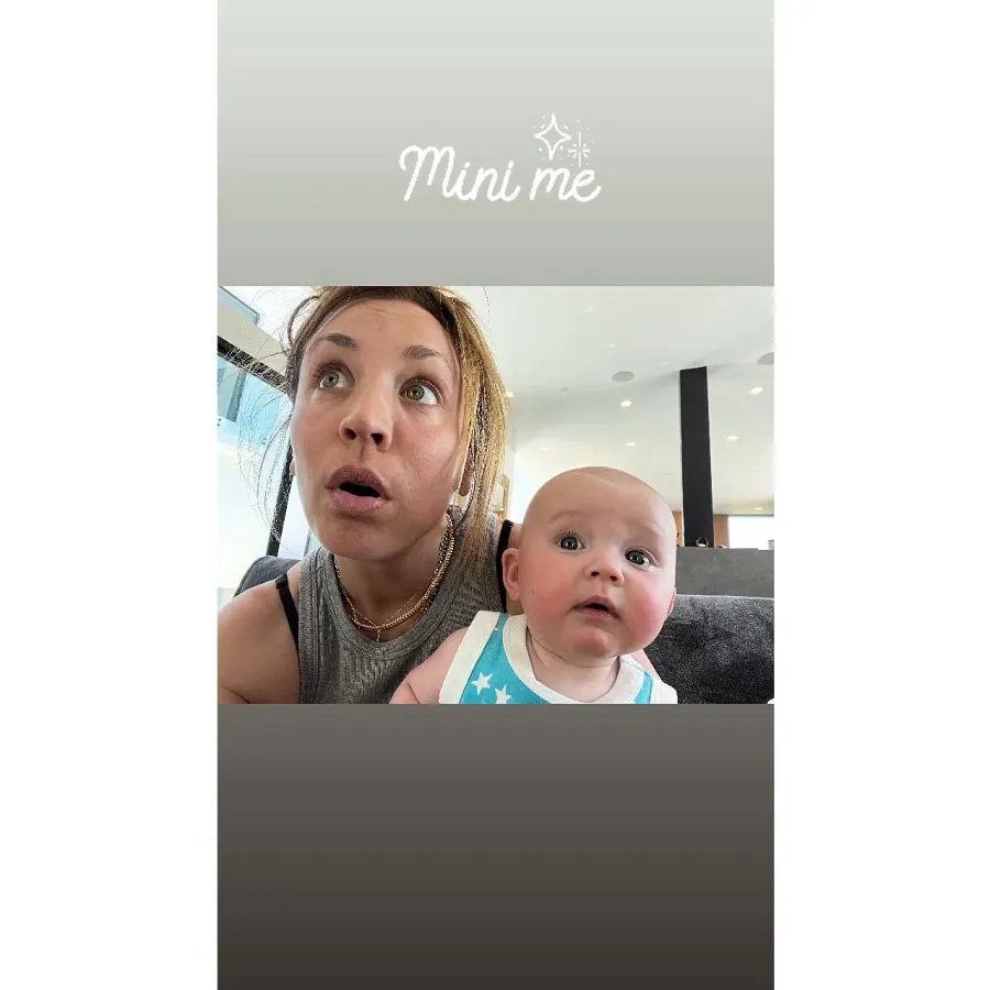 Twinning With Mom Kaley Cuoco and Tom Pelphrey Daughter Matilda Baby Album