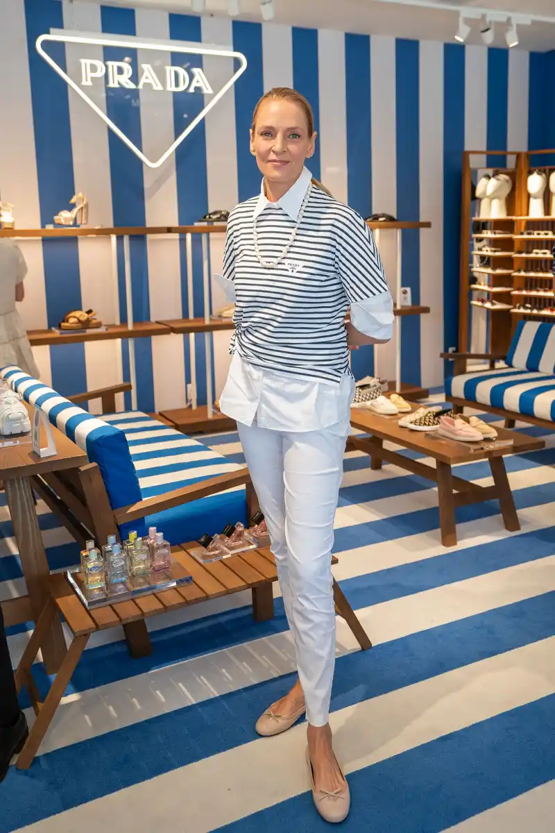 Uma Thurman Prada Hot Pics