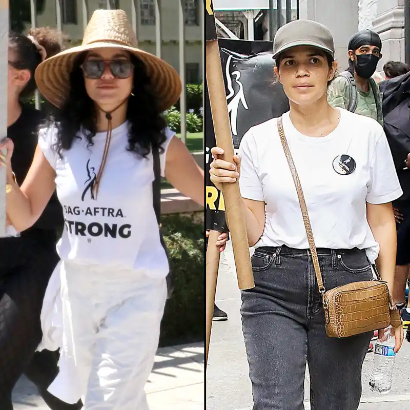 Vanessa Hudgens! America Ferrera! See Stars on SAG Strike Picket Lines