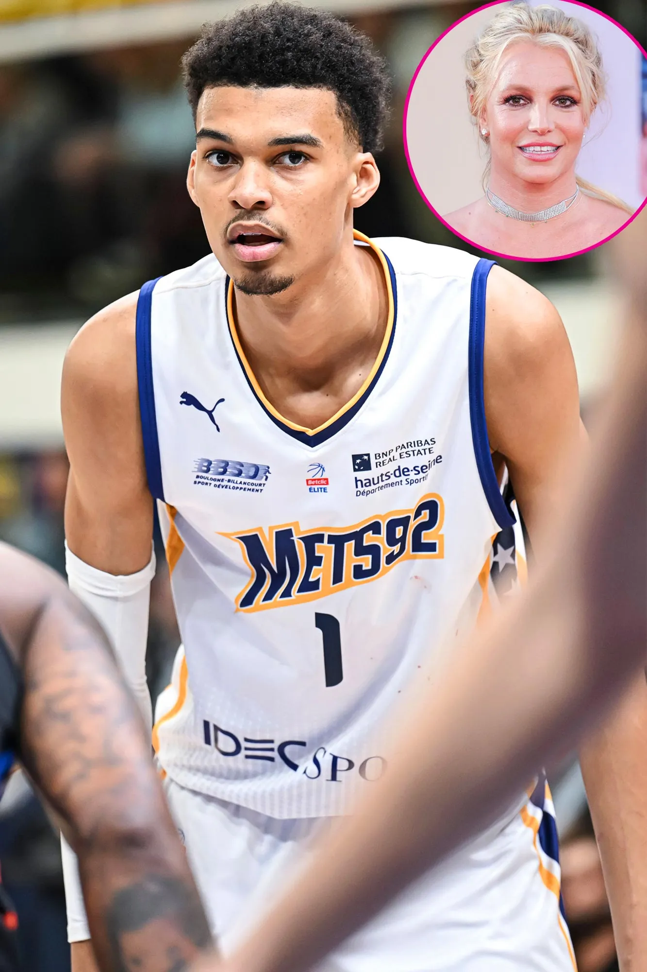 Victor Wembanyama s Security Team Will Not Be Charged for Slapping Britney Spears- Report-232