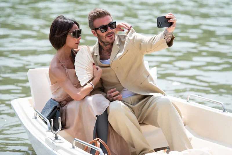 Victoria Beckham and David Beckham Just Like Us