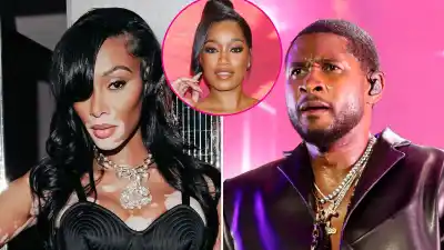 Winnie Harlow Hops Into BF Kyle Kazuma s Lap When Usher Tries to Serenade Her 244 253